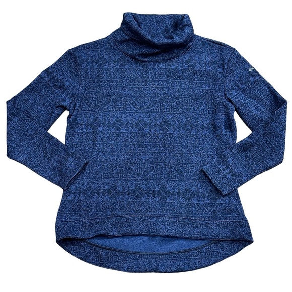 Women’s Columbia Large 12 - 14 Turtleneck Funnel Neck Navy Long Sleeve NWOT - Picture 4 of 8